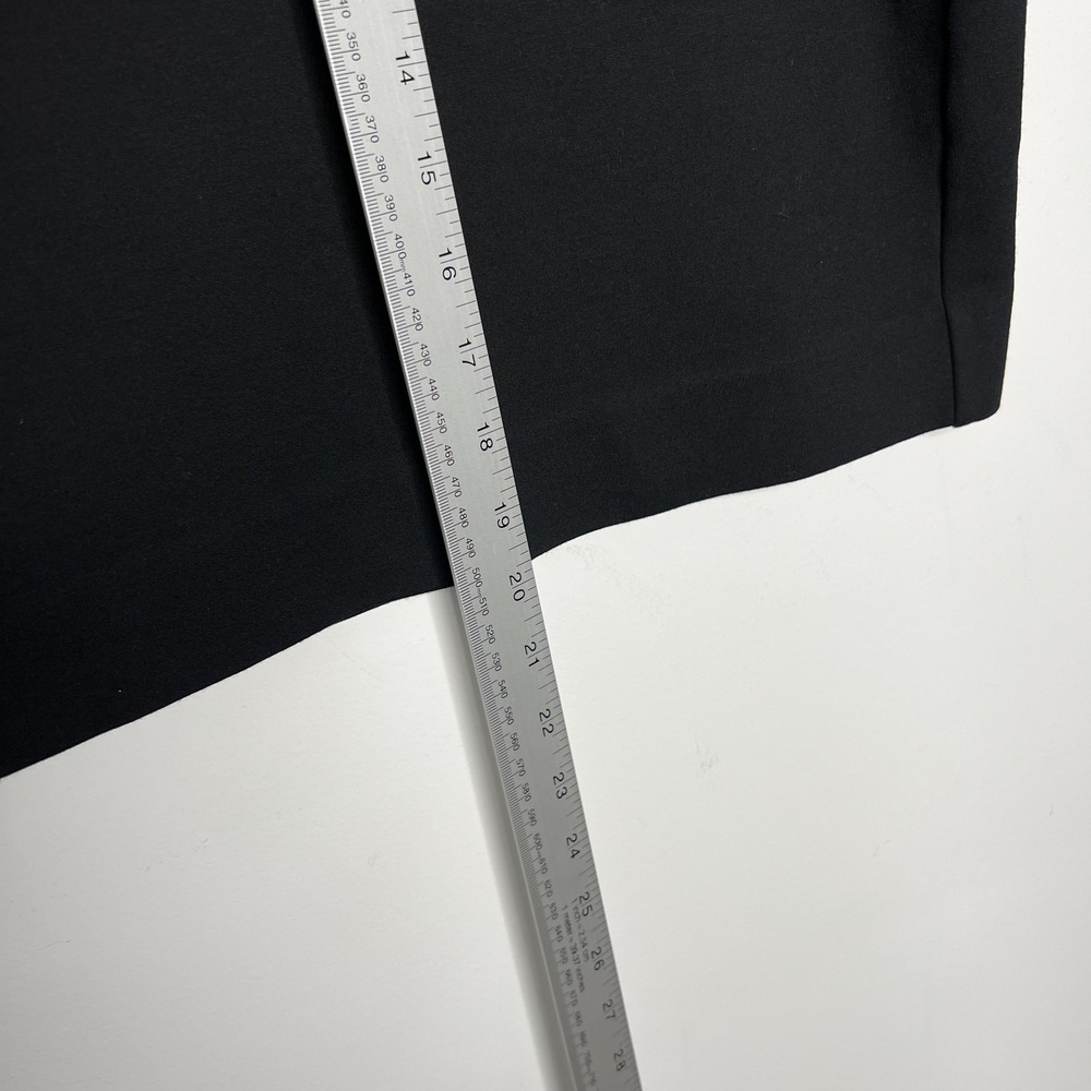 Everlane Skirt Womens Small Black Knit Pencil Pull On Stretch Knee Length - Picture 3 of 8